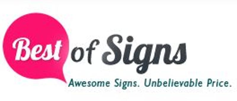 Best Of Signs Coupons